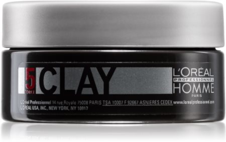 L'Oréal Professionnel Homme 5 Force Clay Modeling Clay Strong Firming |  