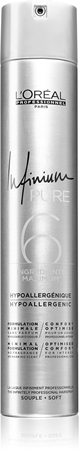 L’Oréal Professionnel Infinium Pure хипоалергенен лак за коса лека фиксация