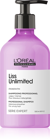 L’Oréal Professionnel Serie Expert Liss Unlimited silottava shampoo kurittomille hiuksille
