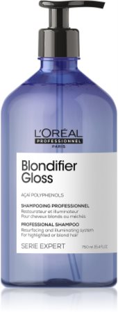 L’Oréal Professionnel Serie Expert Blondifier zkrášlující a regenerační šampon pro zesvětlené, melírované studené blond vlasy