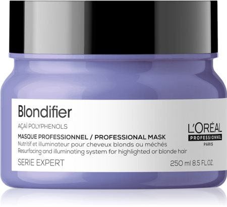L’Oréal Professionnel Serie Expert Blondifier αναγεννητική και ανανεωτική μάσκα για ξανθά και με ανταύγειες μαλλιά