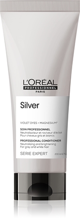 L’Oréal Professionnel Serie Expert Silver rozjasňující kondicionér pro šedivé vlasy