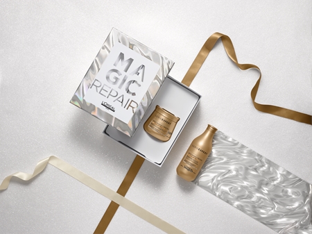 L’Oréal Professionnel Serie Expert Absolut Repair Gold Quinoa + Protein coffret cadeau I. (pour cheveux très abîmés)