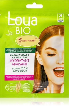 Loua BIO Face Mask mască textilă hidratantă