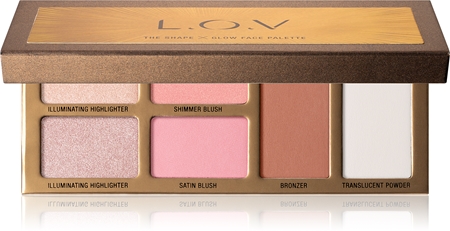 L.O.V. SHAPE x GLOW Face Palette