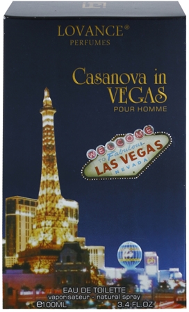 Lovance Casanova in Vegas Eau de Toilette for Men 100 ml