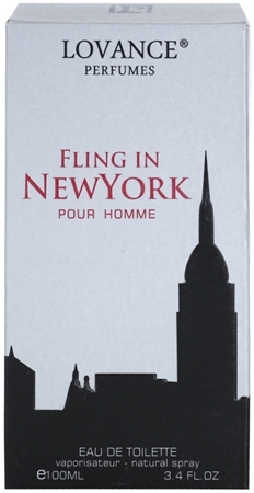 Lovance Fling in New York Eau de Toilette für Herren 100 ml