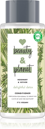 Love Beauty & Planet Delightful Detox Balsam de curățare pentru par gras