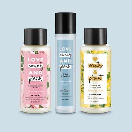 Love Beauty & Planet Volume and Bounty șampon uscat pentru par fin
