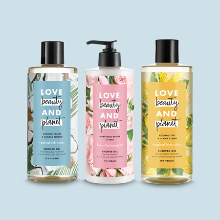 Love Beauty And Planet Duschgel Murumuru Butter & Rose, 400 Ml, Für Trockene Haut, Vegan