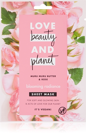 Love Beauty & Planet Blooming Radiance Muru Muru Butter & Rose masca pentru celule pentru o piele mai luminoasa