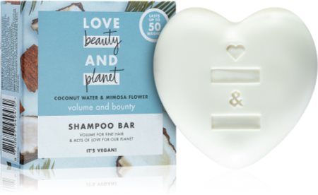Love Beauty & Planet Volume and Bounty Shampoo solido per il volume dei capelli