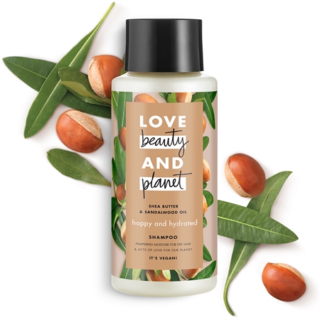 Love Beauty & Planet Happy and Hydrated Shampoo für trockenes Haar