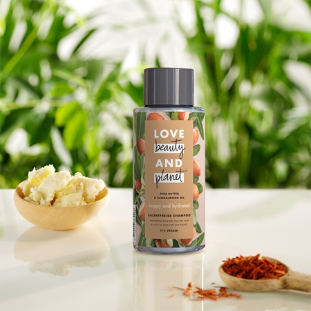 Love Beauty & Planet Happy and Hydrated Shampoo für trockenes Haar