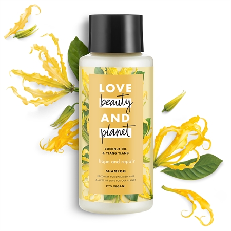 Love Beauty & Planet Hope and Repair shampoing régénérant pour cheveux abîmés