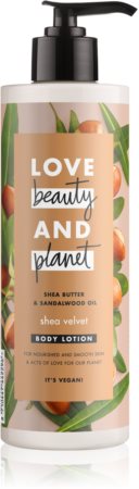 Love Beauty & Planet Shea Velvet nährende Body lotion