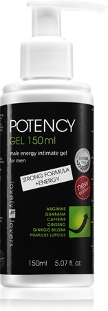 Lovely Lovers Potency+Energy lubrikační gel pro podporu erekce