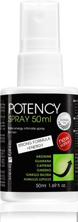 Lovely Lovers Potency+Energy podpora potence a vitality ve spreji
