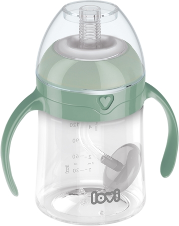 LOVI First Cup tasse avec paille