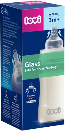 LOVI Glass Babyflasche aus Glas