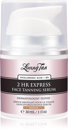 Loving Tan 2 HR Express samoopalovací sérum na obličej