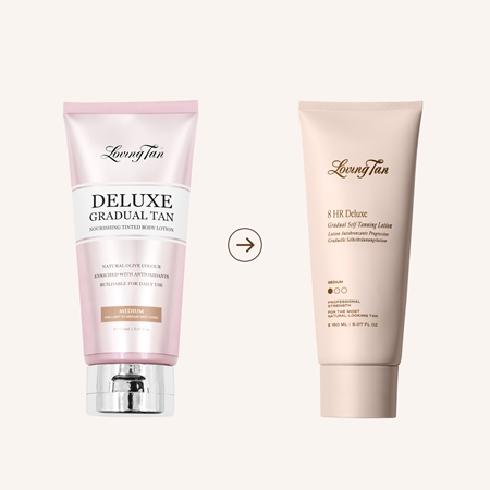Loving Tan Deluxe Gradual Tan Nourishing Body Milk for deeper tan