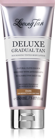 Loving Tan Deluxe Gradual Tan ravitseva vartalomaito rusketuksen korostamiseen