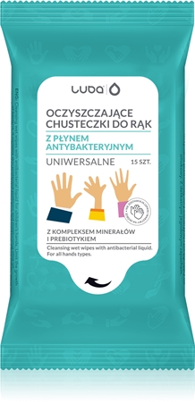 Luba Antibacterial Wet Wipes feuchte Feuchttücher für die Hände