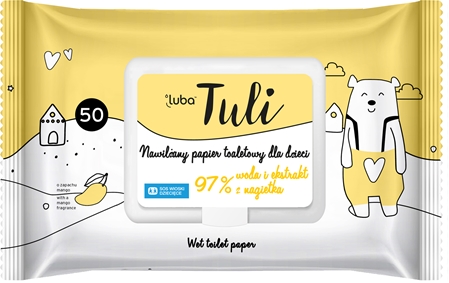 Luba Tuli Wet Toilet Paper for Kids feuchtes Toilettenpapier für Kinder