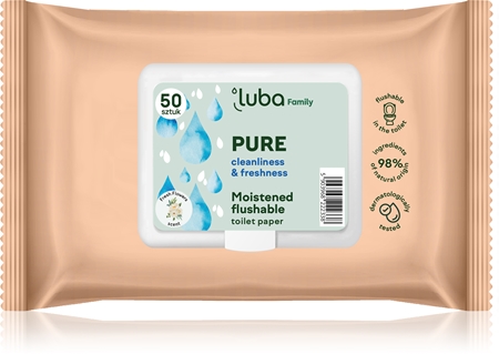 Luba Family Pure papel higiénico húmedo