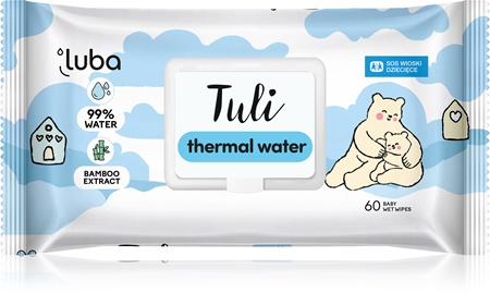 Luba Tuli Thermal Water lingettes douces pour bébé
