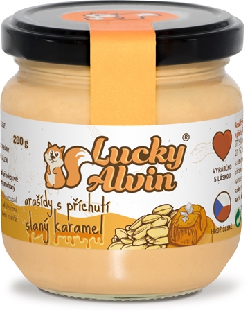 Lucky Alvin Arašidy + slaný karamel orechová nátierka