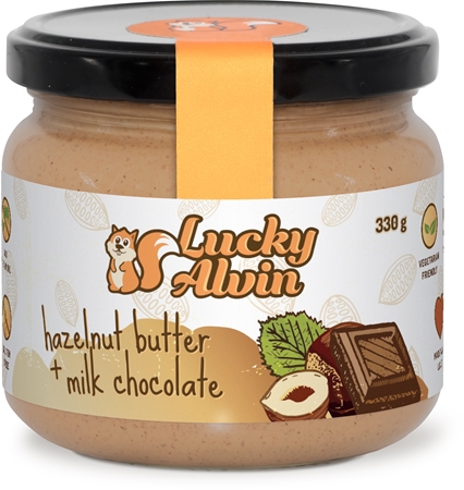 Lucky Alvin Lískové ořechy + mléčná čokoláda ořechová pomazánka