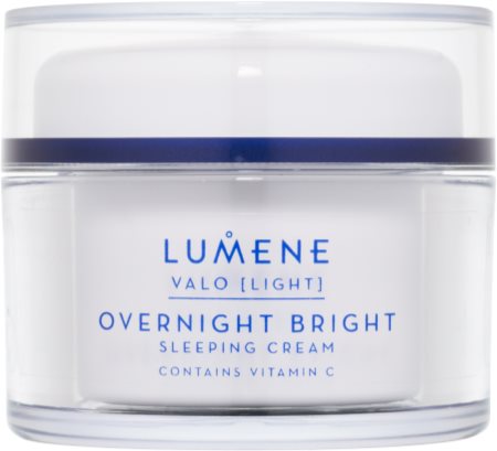 Lumene VALO Overnight Bright aufhellende Nachtcreme mit Vitamin C