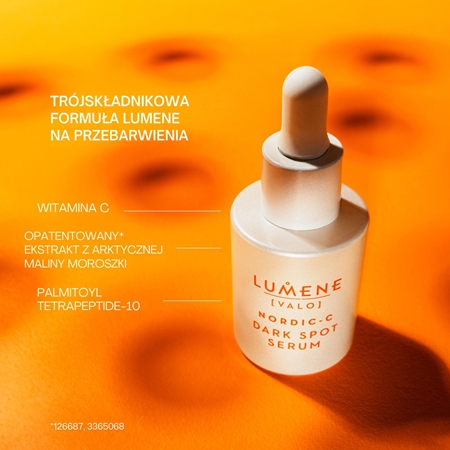 Lumene Nordic-C [VALO] Dark Spot Serum Vitamin C Brightening Serum for pigment spot correction