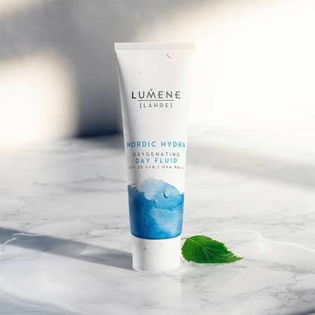 Lumene Nordic Hydra [LÄHDE] Oxygenating Day Fluid crème hydratante protectrice SPF 30