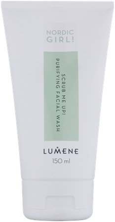 Lumene Nordic Girl! Scrub Me Up! peelingový čisticí gel pro pleť s nedokonalostmi