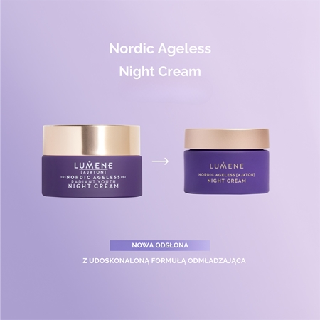 Lumene Nordic Ageless [AJATON] Radiant Youth krem ujędrniający na noc przeciw zmarszczkom