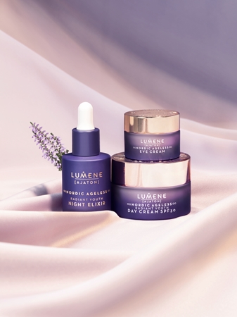 Lumene Nordic Ageless [AJATON] Radiant Youth vyživující noční sérum proti vráskám