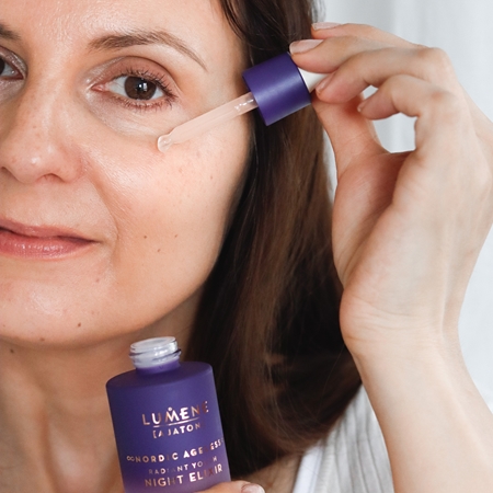Lumene Nordic Ageless [AJATON] Radiant Youth vyživující noční sérum proti vráskám