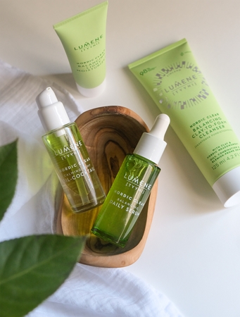 Lumene Nordic Clear [TYYNI] makeup removing foam cleanser for oily and problem skin