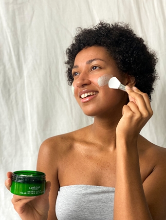 Lumene Nordic Clear [TYYNI] Nordic Clear reinigende Gesichtsmaske mit Tonmineralien für fettige und problematische Haut