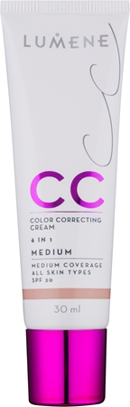 Lumene Nordic Chic CC ľahký zmatňujúci make-up 6 v 1
