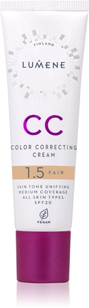 Lumene CC Color Correcting Cream CC krém pro jednotný tón pleti SPF 20