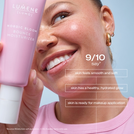 Lumene Nordic Bloom [LUMO] Bounce Light Gel-Cream to treat the first signs of skin ageing