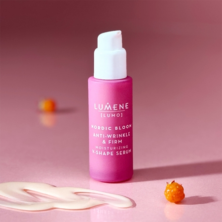 Lumene LUMO Nordic Bloom anti-wrinkle moisturising serum for face, neck and chest