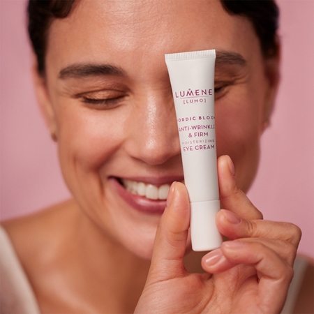 Lumene Nordic Bloom [LUMO] Anti-wrinkle & Firm creme nutritivo de olhos para reduzir as rugas