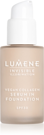 Lumene Invisible Illumination Vegan Collagen Serum in Foundation ľahký make-up s vyživujúcim účinkom