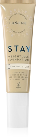 Lumene Stay Weightless base liquida mete SPF 30