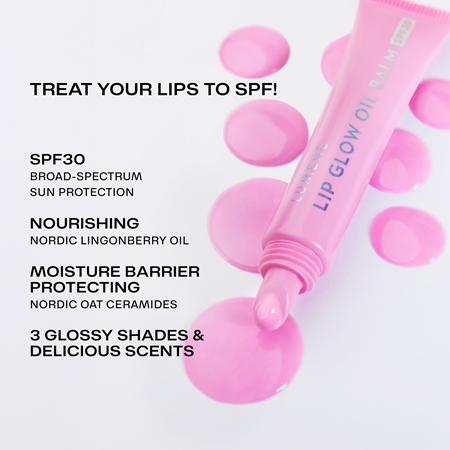 Lumene Lip Glow Oil Balm Tinted Lip Oil SPF 30